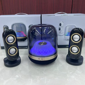 LP98玻璃灯5.4扬声器50-100W RGB发光二极管照明手机电脑IPX-6防水充电电池 - Product Image 4