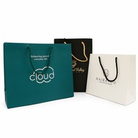 Sacs en papier personnalisés colorés, grands sacs shopping personnalisés, sacs cadeaux avec votre logo, impression personnalisée sur papier, sac cadeau vert
