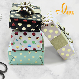 กระดาษห่อของขวัญลายจุดสีทอง ขนาดใหญ่ สำหรับคริสต์มาส วันเกิด วันวาเลนไทน์ งานฝีมือ และบรรจุภัณฑ์ - Product Image 4