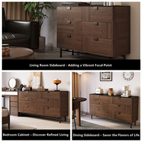 Mode française nouveau Design Art élégant luxe multi-fonction chambre buffet tiroir Vintage cuisine buffet