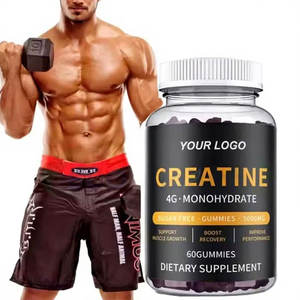Ausreson פרטי תווית halal creatine mondohydrate gummies 90 תוספת סוכר טבעוני 5000 חופשי מ ג קריאטינה - Product Image 1