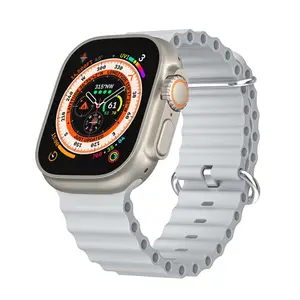 Dây Đeo Đồng Hồ Silicon Ocean Cho Apple Watch Series 8 Ultra 49Mm 45Mm 41Mm Phụ Kiện Đồng Hồ Thông Minh Serie 7 6 Se 5