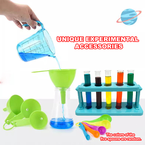 प्राथमिक विज्ञान प्रयोगशाला गतिविधि निर्धारित नाटक रसायन विज्ञान प्रयोग टॉय परियोजनाओं शिक्षक बच्चों के लिए मोंटेसरी उपहार प्रदान करता है - Product Image 3