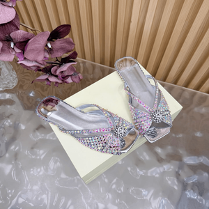 Jimmy High Quality Women'S Slippers Open Toed Colorful Full Diamond Diamond Ball Decoration Embellishment Chooing - Product Image 4