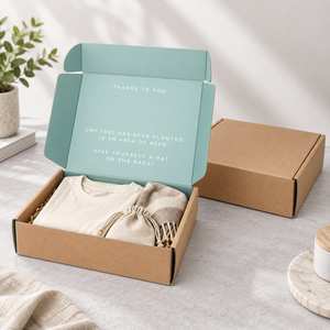 Caja de Cartón Corrugado Kraft Impresa Personalizada, Caja de Envío Plegable Ecológica, Embalaje Plano para Ahorrar Costos de Envío, Logotipo Personalizado OEM ODM - Product Image 5