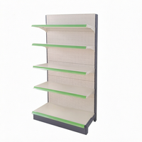 Robustes Doppelseitiges Supermarkt-Regal Metallisches Gondel-Display-Element Schnelle Installation für Lebensmittelhandel