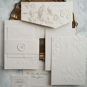 Biglietti d'Auguri per Matrimonio Personalizzati di Alta Qualità - Stampa Digitale con Opzioni di Goffratura su Cartoncino e Buste - Product Image 1