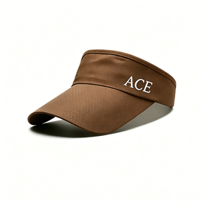 Visera Deportiva Personalizada con Logotipo ACE, Perforada, de Secado Rápido, Ajustable, Transpirable, con Parte Superior Abierta, para Viajes, Running, Golf, Tenis - Product Image 6