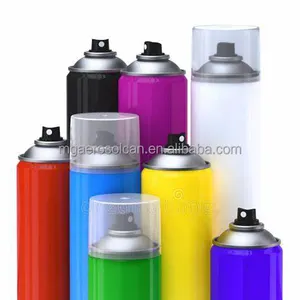 Cina fornitore di personalizzare CMYK 4 colore uso artistico vuoto aerosol può vernice spray latta