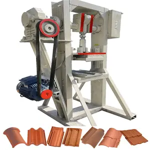 Cheap price hydraulic terrazzo concrete tile press Forming interlocking roof clay tile making machine equipment