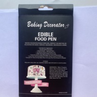 Stylo à encre alimentaire comestible, pigment pour la coloration des gâteaux et des biscuits, marqueur double tête, outils de décoration de gâteaux DIY