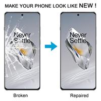 Verre extérieur d'écran avant pour OnePlus 12 avec adhésif optiquement transparent OCA – Pièces de rechange pour réparation d'écran