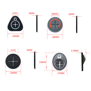 Chất lượng cao Wiz thương hiệu 3D TPR cao su PVC các bản vá lỗi với sequins cho Hat Trang trí SEW-on/Stick-on được làm từ vải Canvas - Product Image 4