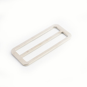 หัวเข็มขัดแบบเลื่อน โลหะผสมสังกะสี 75 มม. ทนทานต่อการสึกหรอ สำหรับกระเป๋า เป้สะพายหลัง เข็มขัด ปรับได้ อุปกรณ์เสริมห่วงรูปตัว D หัวเข็มขัดโลหะ - Product Image 2