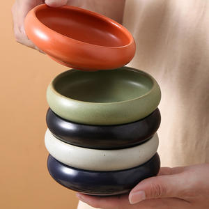 Bol en <span class=keywords><strong>céramique</strong></span> couleur unie pour sauces, salades et desserts – Style rétro, cadeau de luxe, idéal pour apéritifs, accompagnements et condiments – Ustensiles de cuisine et de bar - Product Image 1