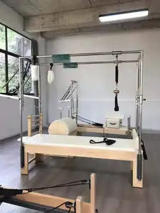 Ev stüdyo kullanımı mikrofiber deri dayanıklı kaymaz gebelik pilates reformer kama