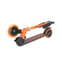 Trottinette sous licence Lamborghini à hauteur réglable pour enfants scooter à pieds avec guidon pliable