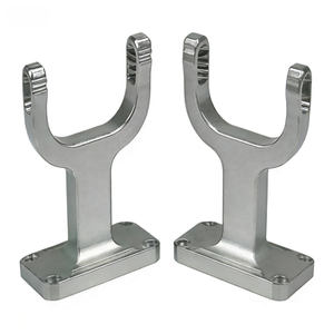 Support en U en acier inoxydable usiné CNC avec plaque de base pour équipements médicaux et de transformation alimentaire destiné à l'usinage - Product Image 2