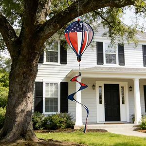 Groothandel VS Onafhankelijkheidsdag Adelaar Vlag PVC Waterdichte Heteluchtballon Pinwheel Windmolen <span class=keywords><strong>Spinner</strong></span> Tuinversieringen - Product Image 5