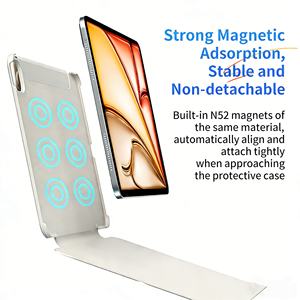 Étui en cuir PU + PC magnétique résistant avec coque ultra-fine légère antichoc anti-taches, coque anti-chute pour iPad 11 A16 - Product Image 3