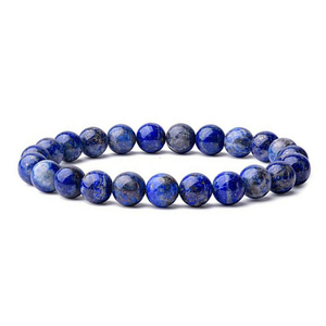 Bracciali all'Ingrosso con Charm in Agata Naturale da 8mm, Bracciale Elastico con <span class=keywords><strong>Pietre</strong></span> <span class=keywords><strong>Portafortuna</strong></span> per Uomo e Donna - Product Image 6