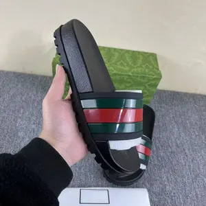 2025 <span class=keywords><strong>Scarpe</strong></span> Basse Firmate All'Ingrosso di Moda per Uomo e <span class=keywords><strong>Donna</strong></span> Sandali Bassi Neri di Lusso Ciabatte da Spiaggia da <span class=keywords><strong>Donna</strong></span> - Product Image 5