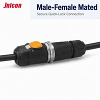 Connecteur Circulaire Étanche IP67 Quick Lock MJ20 Mâle-Femelle à Montage sur Panneau pour Capteur Industriel et Stockage d'Énergie