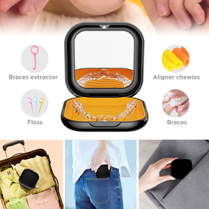 Estuche de Silicona Personalizado con Logotipo Uvcare, Impermeable, para Alineadores y Retenedores, Caja Invisible para Aparatos Dentales - Product Image 6