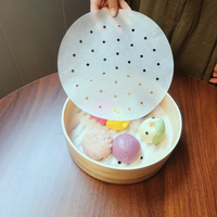 Papier de cuisson vapeur empilable pour la cuisson à la vapeur quotidienne et l'emballage alimentaire des chaînes de restaurants