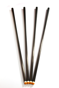 Taco de Billar de Fibra de Carbono T700, Punta Pro Taper, Ultra Baja Deflexión, Unión de Acero Inoxidable, 735 mm, 3.8-4.0 oz, Punta Arcoíris - Product Image 4