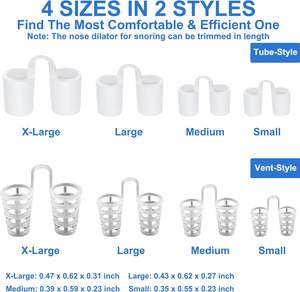 코골이 방지 코 통풍구 8 코 콘 코 확장기 코골이 솔루션을 사용하기 쉬운 코골이 중지 - Product Image 3
