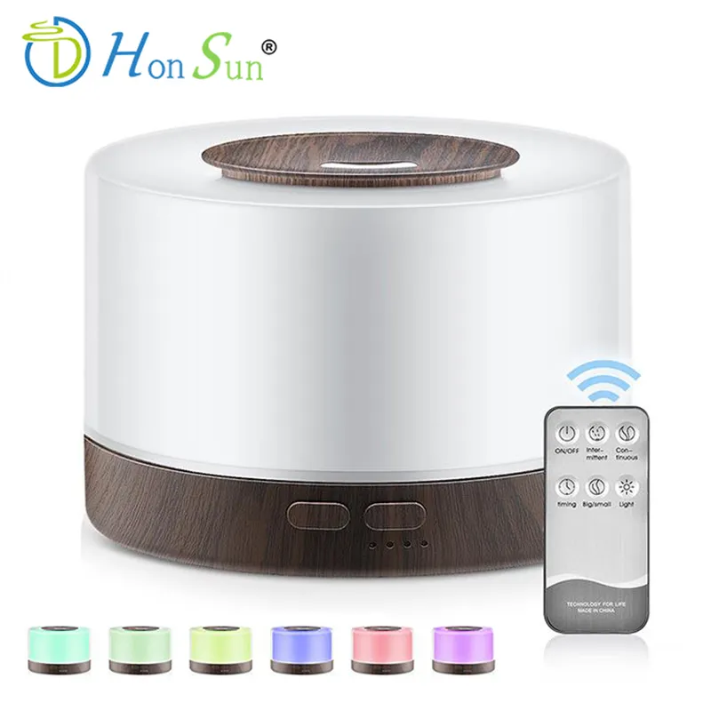 The best products of 2023 Essential Oil Ultrasonic 7 color LED Lamp Home Air Diffuser Music Cold fog diffuser