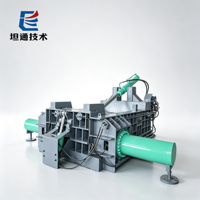 Compacteur de déchets métalliques automatique stable Y81-250C avec système de contrôle sans fil pour usine de traitement des déchets d'acier, d'aluminium et de cuivre
