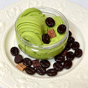 CHENXI Nuevo Kit de Slime Esponjoso de Matcha y Cacao DIY, Encantador y Colorido, con Aroma, OEM, Etiqueta Privada, Suministro a Granel, Venta al por Mayor - Product Image 4
