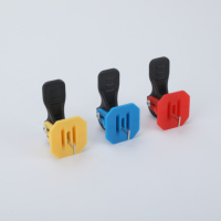 Système de nivellement de carreaux en forme de T en plastique PP de haute qualité, couleur personnalisée, épaisseur 0,9 mm, type à pression, pour l'installation de carreaux