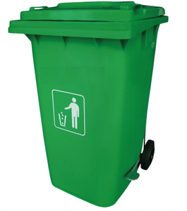 660L Outdoor Groene <span class=keywords><strong>Plastic</strong></span> Vuilnisbak Winkelwagen Wiel Vuilnis <span class=keywords><strong>Trolley</strong></span> - Product Image 5