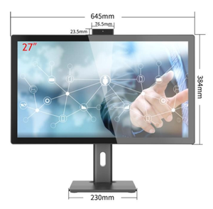 En stock, ordinateur tout-en-un 27 pouces avec écran tactile, processeur <span class=keywords><strong>I7</strong></span>, 512 Go, ordinateur de bureau tout-en-un pour l'école - Product Image 5