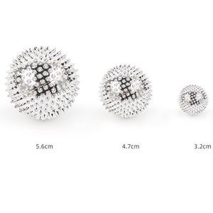 Juego de 2 uds. De acupresión de mano, terapia puntiaguda, masajeador magnético, rodillo magnético, juego de bolas de masaje, juguete de bola magnética - Product Image 5