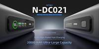 Batterie externe NITIKA 20000mAh 165W PD, chargeur portable ultra-rapide avec écran numérique, certifié PSE