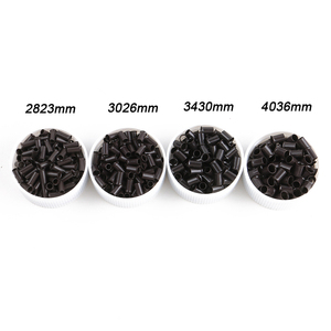 Micro Tubes วงแหวนไมโครแบบบาน,ห่วงเชื่อมต่อ Micro Ring I Tip เครื่องมือต่อผมขอบแบนทองแดงขายส่ง2.8มม. 3.0มม. 3.4มม. 4.0มม.