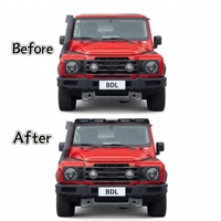 Barre lumineuse LED pour toit + kit de spoiler arrière compatible avec INEOS Grenadier 2023 2024, accessoires pour SUV 4x4 tout-terrain