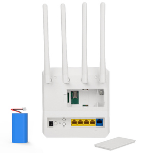 เราเตอร์ซิม Cat7ไร้สาย4G เราเตอร์ WiFi พร้อมช่องใส่ซิมการ์ดเราเตอร์ CPE 4G LTE พร้อมแบตเตอรี่ความถี่คู่ WIFI สูง - Product Image 2