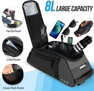 Bolsas de Alforjas Dobles Impermeables para Bicicleta, Bolsa de Sillín de Viaje, Bolsa de Alforjas Impermeable para Bicicleta - Product Image 6