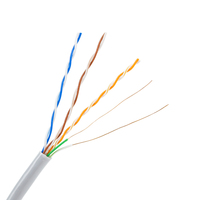 Se trata de 4 pares de cables de red LAN de 305 m para interior, suministro de cable de red de 26awg UTP CAT5e CAT5