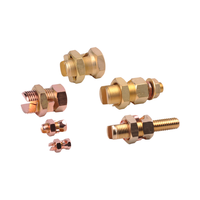 Abrazadera de Puesta a Tierra Eléctrica YY SBC, Conector de Perno Dividido de Latón con Espiga para Protección contra Rayos, Precio de Fábrica