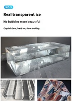 Fabricant de blocs de briques industriel de 2 tonnes de cristal de glace transparent clair faisant la Machine eau salée commerciale de haute qualité
