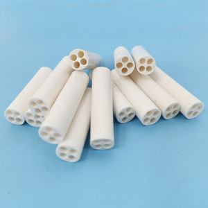 Tubo Isolante in Ceramica Industriale Rubalit Alsint 99.7% Allumina Al2O3 Ossido di Alluminio per Alta Temperatura per Resistore RTD - Product Image 2