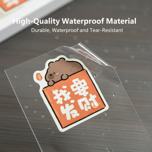 Customized promotional logo stickers durable and personalized stickers self-adhesive waterproof vinyl stickers. - Product Image 5