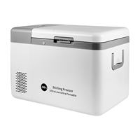 Congélateur médical ULT horizontal à refroidissement par air à très basse température portable Refport 86 degrés