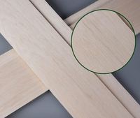 Vente directe d'usine, nouveau matériau : panneaux/blocs/bâtons en bois de balsa, utilisation pour modèles, bois léger.